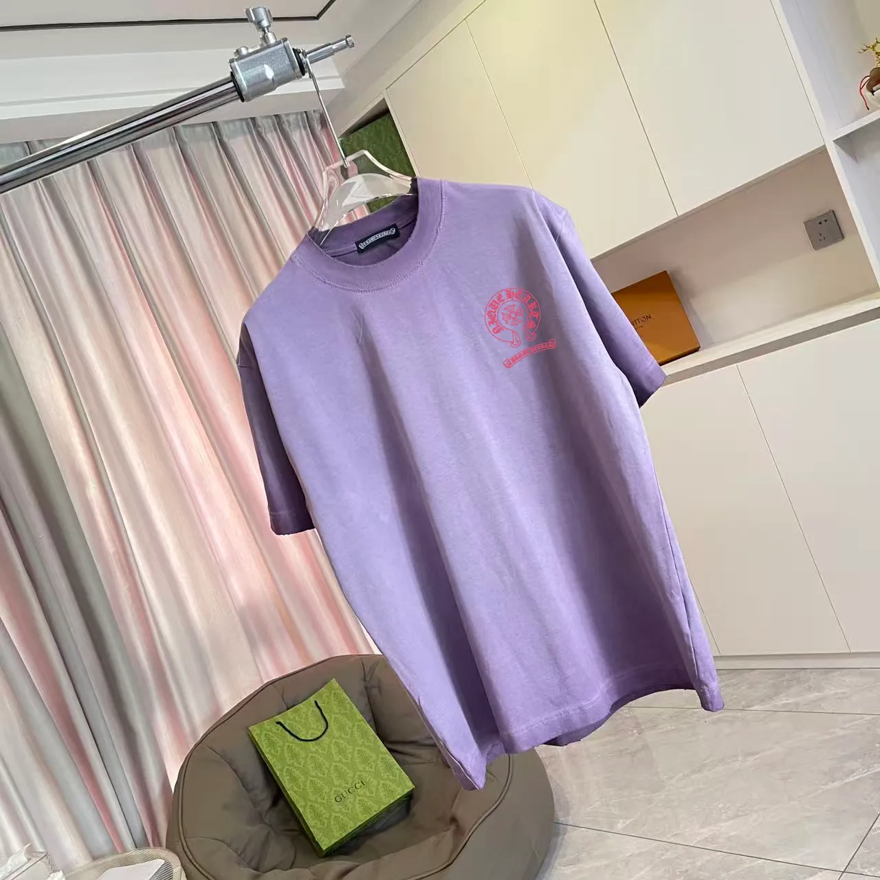 ch *2026 New Arrival t g Same Style Size：S M L XL XXL ：White Purple Gray